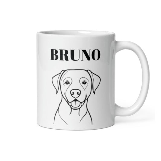 Taza personalizada con retrato de tu mascota
