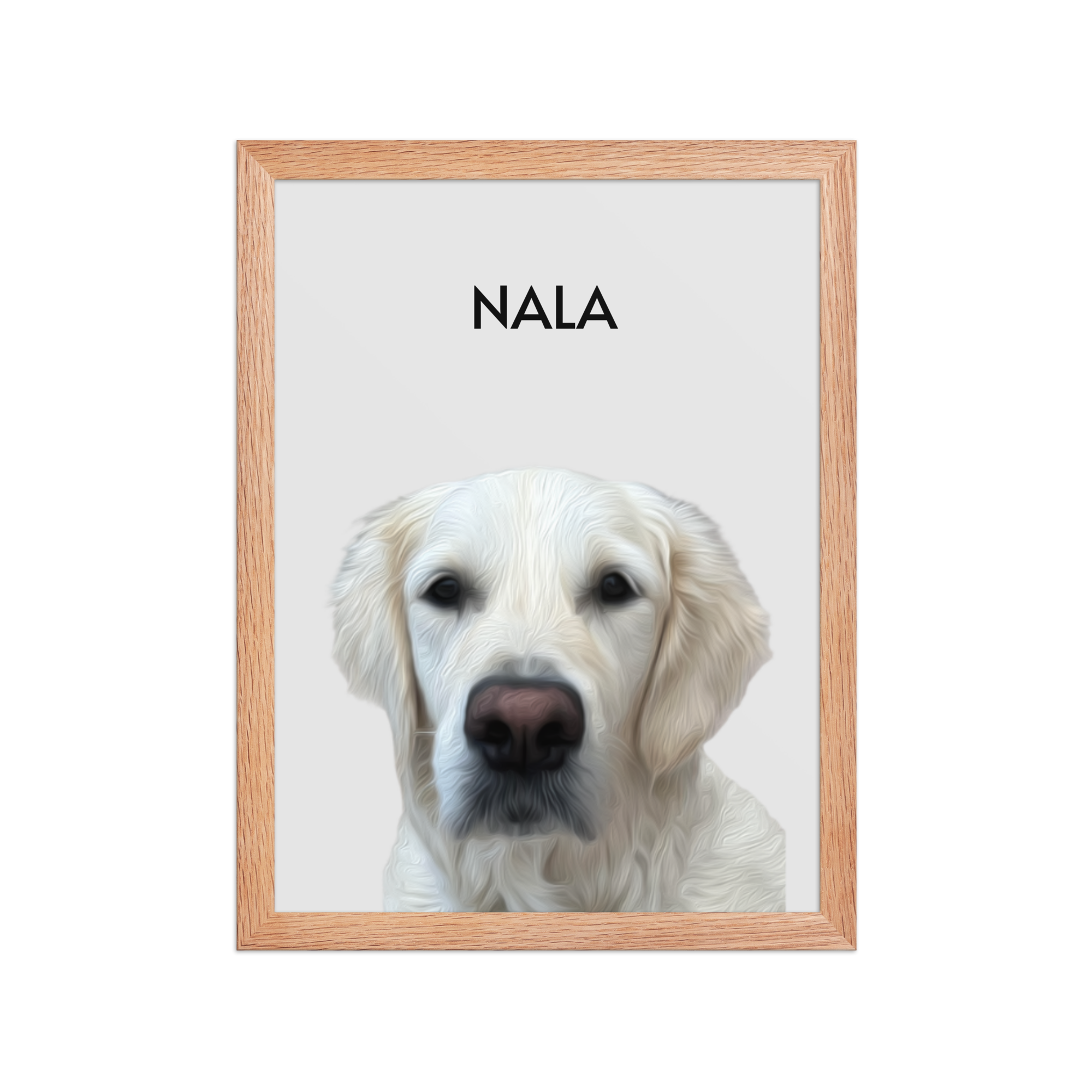 Retrato enmarcado de tu mascota