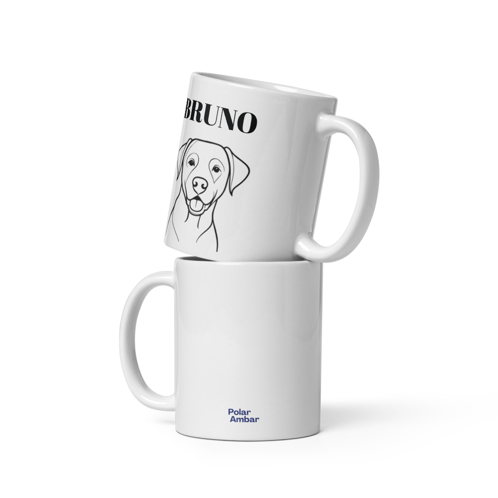 Taza personalizada con retrato de tu mascota