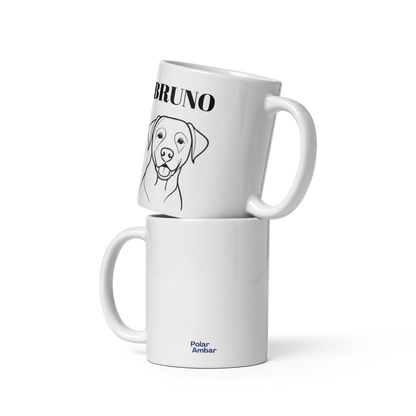 Taza personalizada con retrato de tu mascota