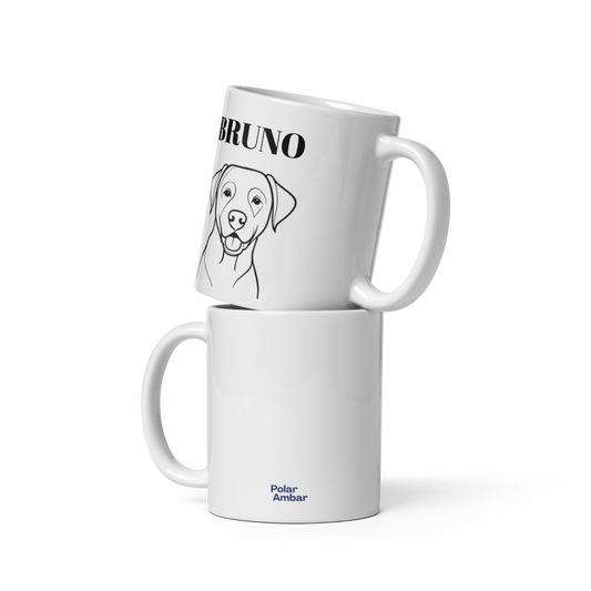 Taza personalizada con retrato de tu mascota