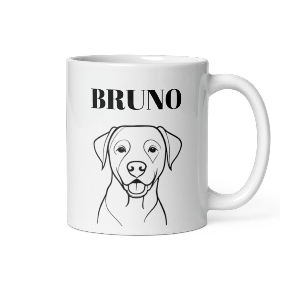 Taza personalizada con retrato de tu mascota