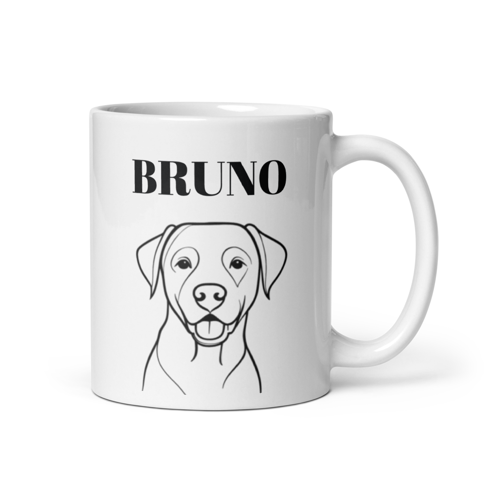 Taza personalizada con retrato de tu mascota